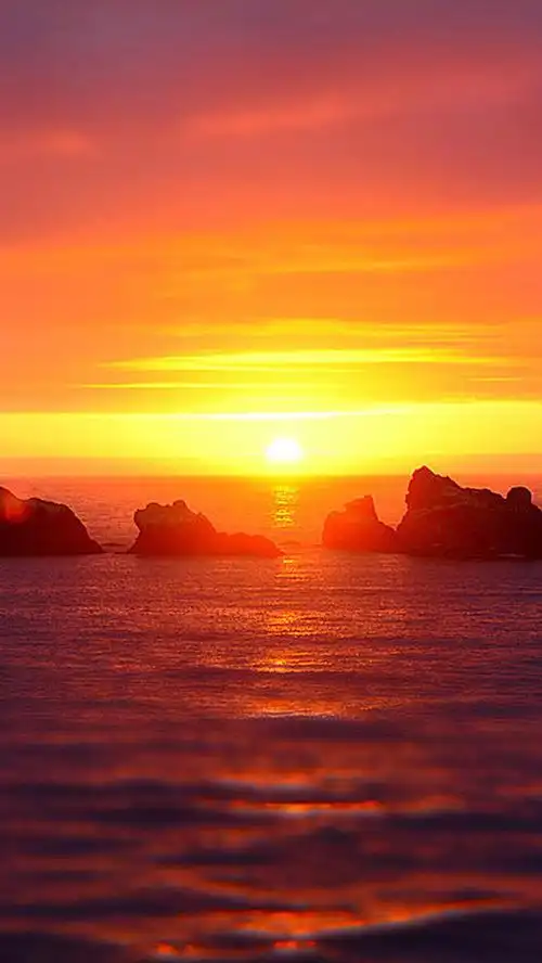 夕阳背景图-好看唯美的夕阳背景图片素材下载_懒人图库