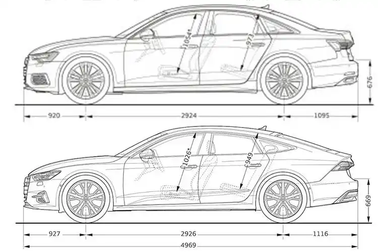 > 第五代奥迪a6设计简谈