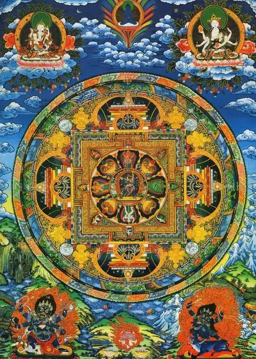 唐卡装饰画图片