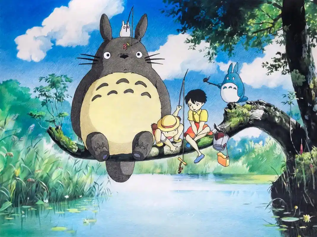 宫崎骏龙猫临摹