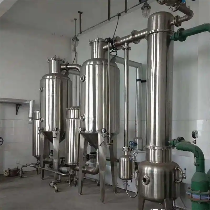 化工二手双效浓缩蒸发器