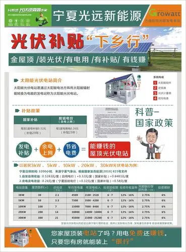 光伏发电彩页折页设计印刷光伏太阳能发电太阳能路灯充电桩宣传单彩页