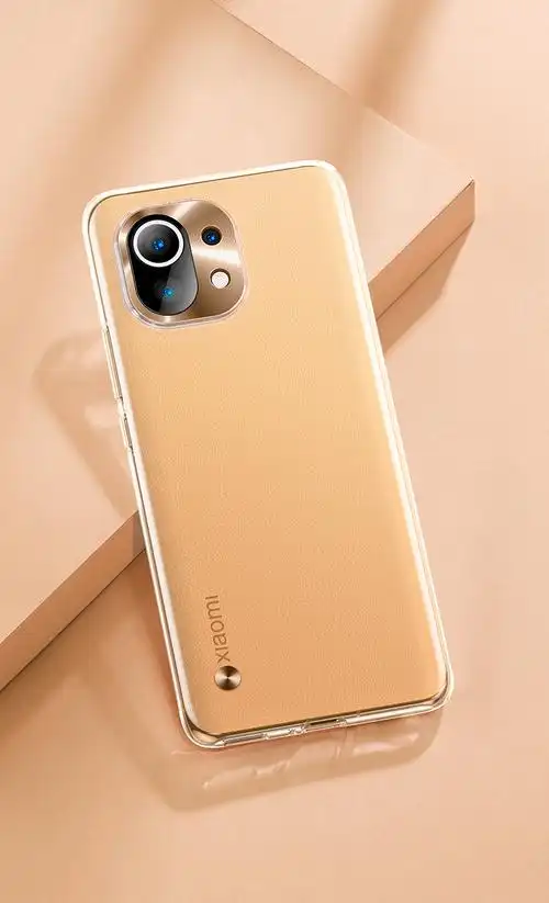 hfo闪魔小米11手机壳透明气囊防摔电镀金属镜头全包米11保护套手机