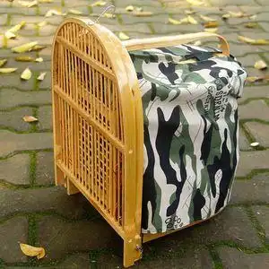 精品纯手工竹制鸟用机关笼拍笼踏笼打笼翻滚笼自锁鸟笼带网笼