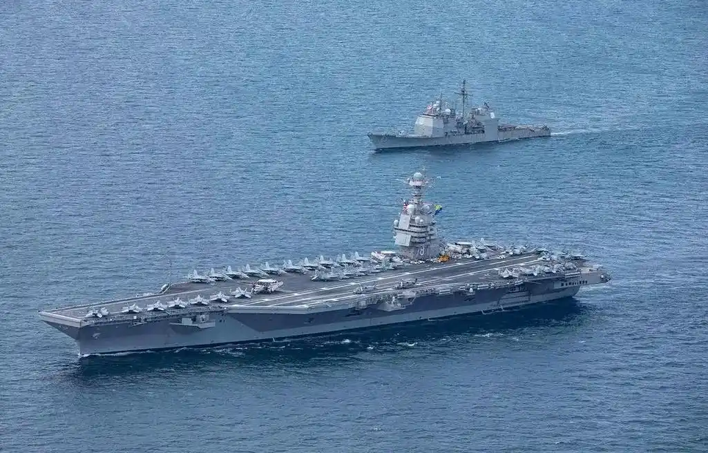 qbnews:近期:美福特级航空母舰首舰福特号uss ger - 抖音