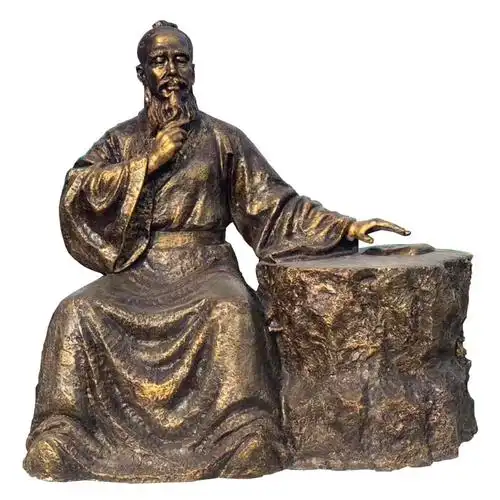 神医把脉看病玻璃钢雕塑古代古代人人物号脉互动户外