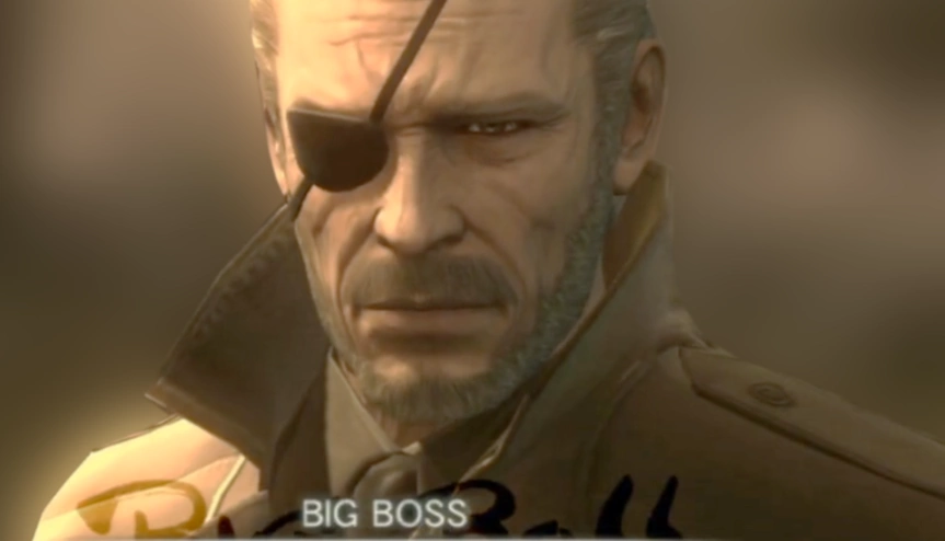 《合金装备》当中的bigboss一代传奇士兵.