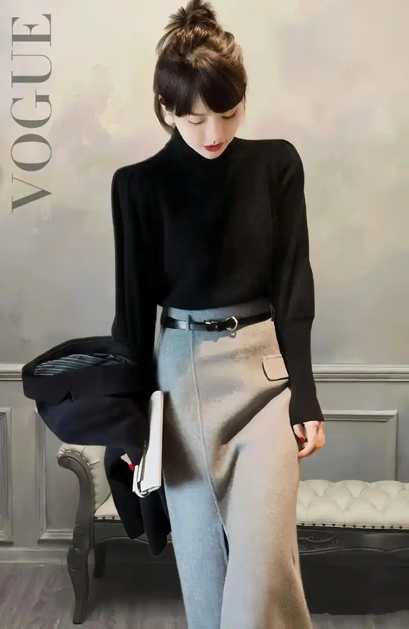 黑色是每个季节百搭的高级感颜色嗯