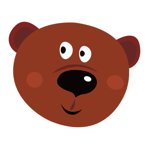 可爱棕熊头像图片