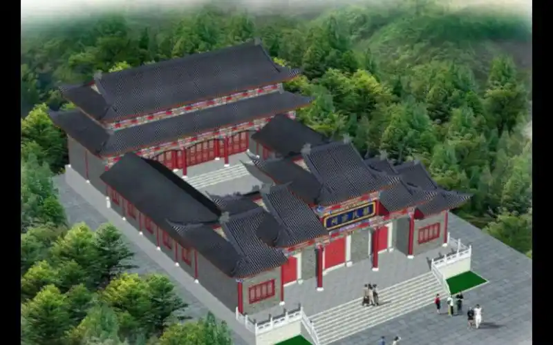 中式祠堂效果图 中式祠堂设计效果图_哔哩哔哩_bilibili