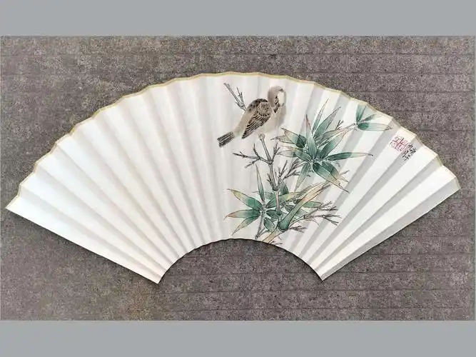 花鸟画扇面