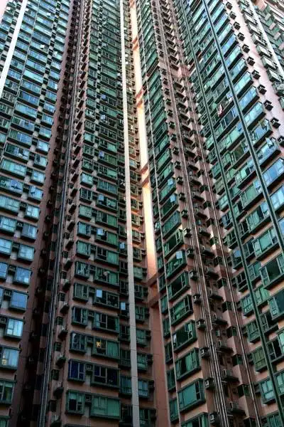 恐怖的香港住宅吓死人