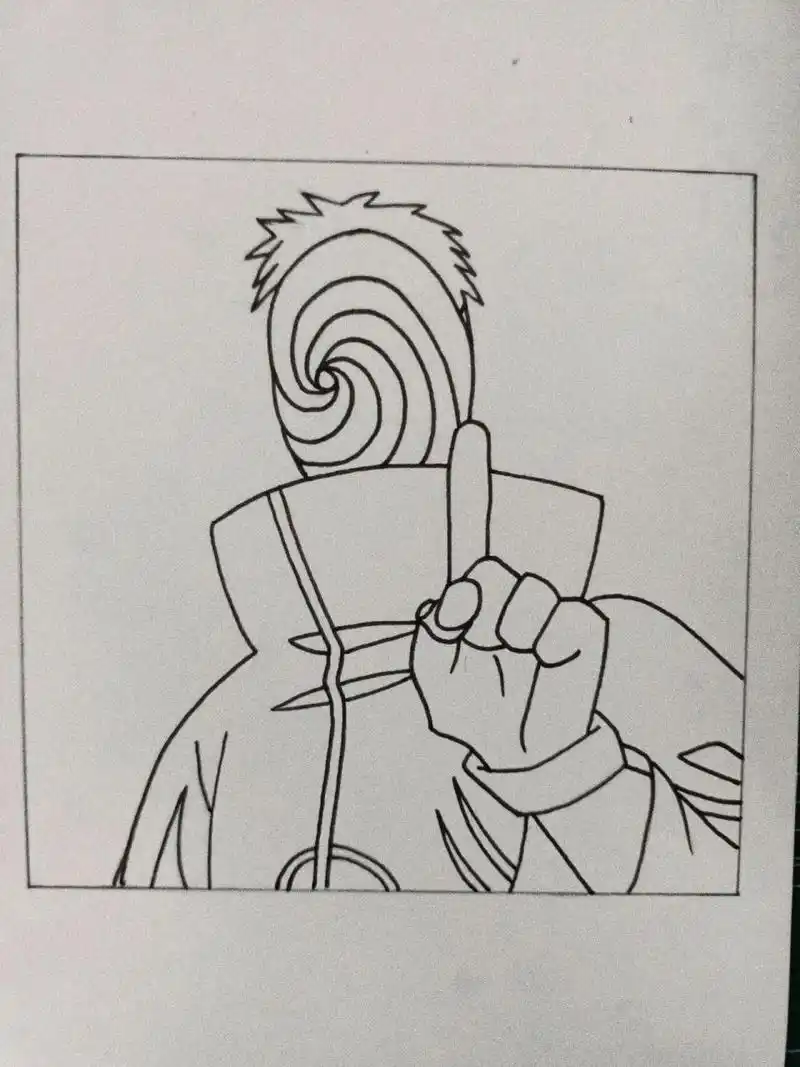 手把手教你画火影忍者阿飞 所以阿飞就是土哥吗