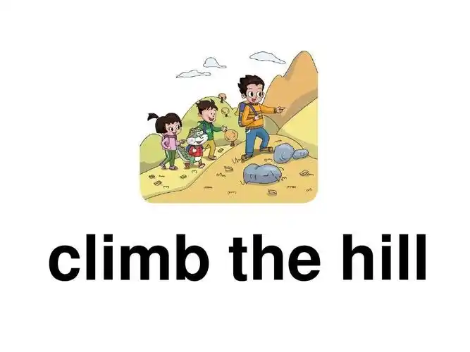 climb the hill