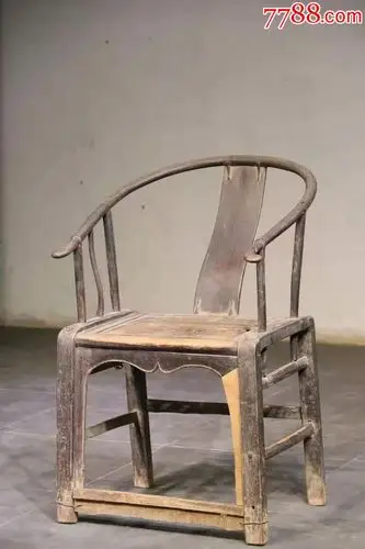圈椅,年代,清中期,材质,柞桑木,尺寸高90,宽56,厚38,源头货
