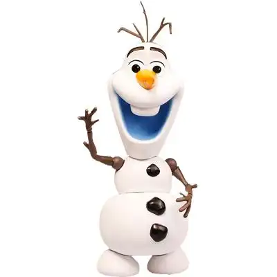 herocross正版冰雪奇缘雪宝公仔合金磁石可动手办潮玩摆件礼物