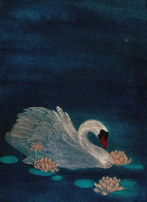 天鹅湖(一)|插画|艺术插画|鸿与鹄 - 原创作品 - 站酷 (zcool)