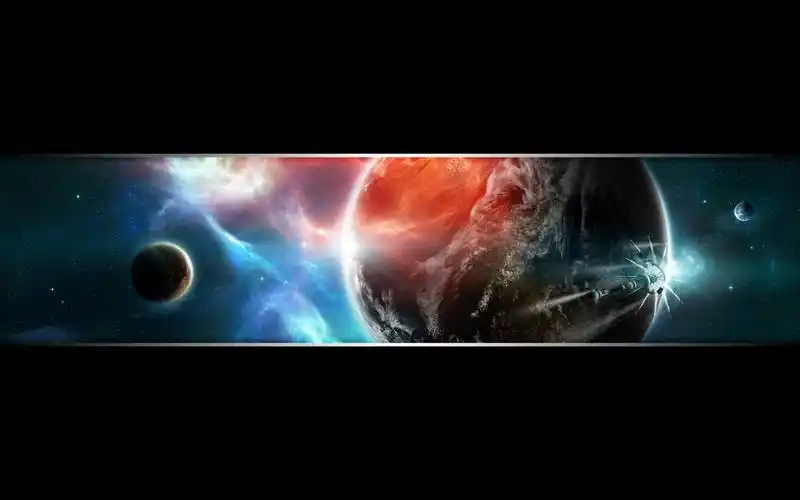 星际辰空五彩美丽的景色桌面壁纸