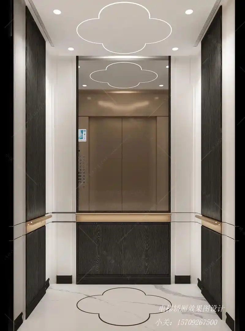 电梯轿厢效果图设计.小关效果图设计vs客户现场实梯安装后实拍 - 抖音