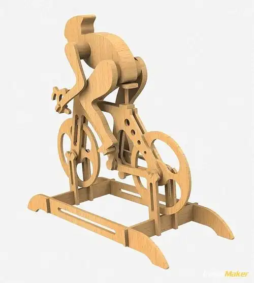 激光切割设计图 | 自行车