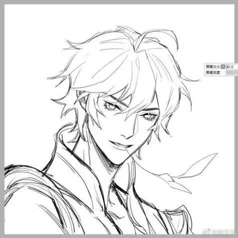 王者荣耀李信简笔画