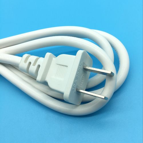 国标电源线电源插头二脚两孔二插两项两插连接线连接线