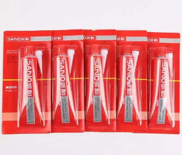 耐高温密封胶红胶汽车变速箱发动机维修免垫片胶水机械密封胶586密封