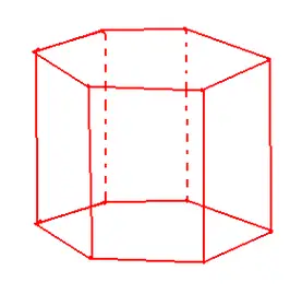 正六棱柱画法!及正投影!
