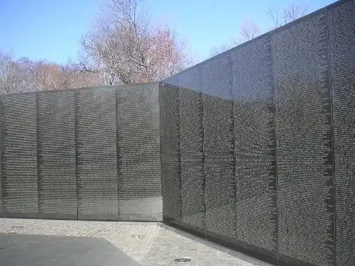 越战纪念碑 - picture of vietnam veterans memorial, washington dc