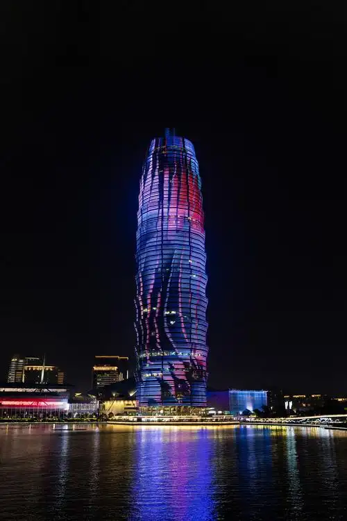 玉米楼千禧广场夜景