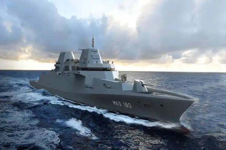 汉斯的 4 艘 f126 型护卫舰(可能追加 2 艘)也将采用该型火炮.