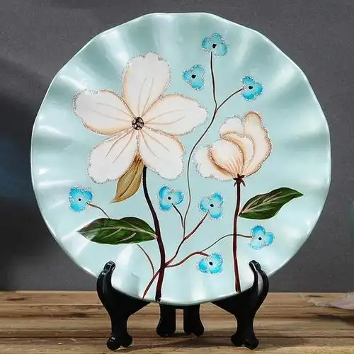 中式陶瓷挂盘,古典古韵提升家居生活的格调