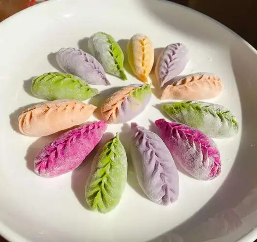 彩色水饺,情暖立冬