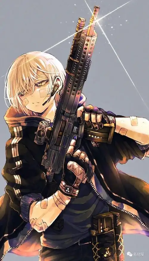 插画师ゆづひ笔下各种枪系少年