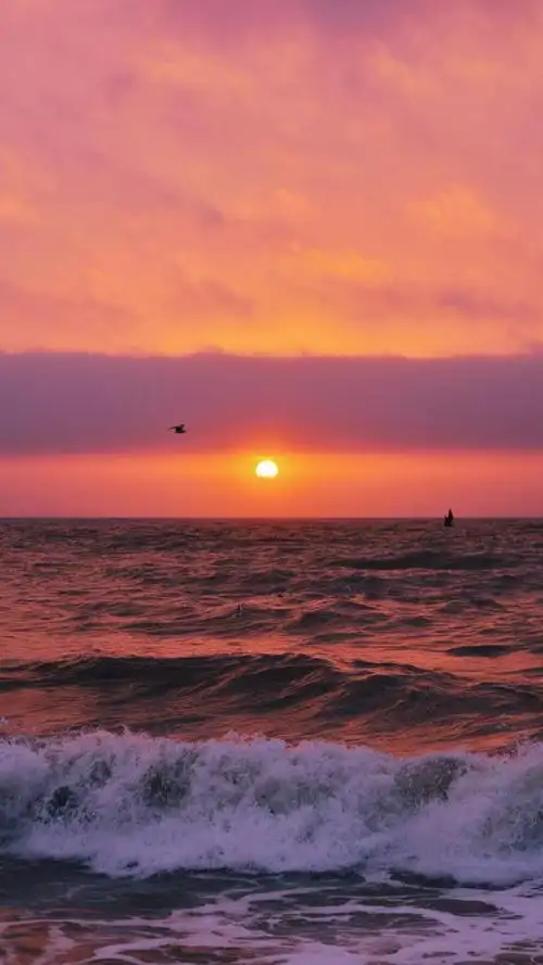 一望无际的大海风光美景