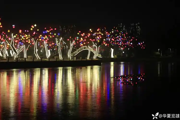 注定是天不夜双珠公园夜景欢欢喜喜过年啦