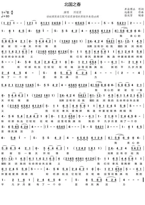 标签:降e萨克斯北国之春简谱相关下载