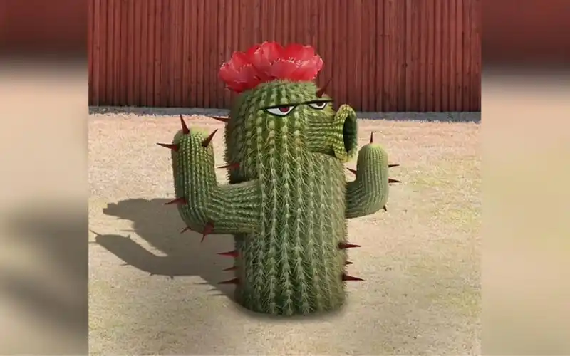 还原植物大战僵尸里面的仙人掌