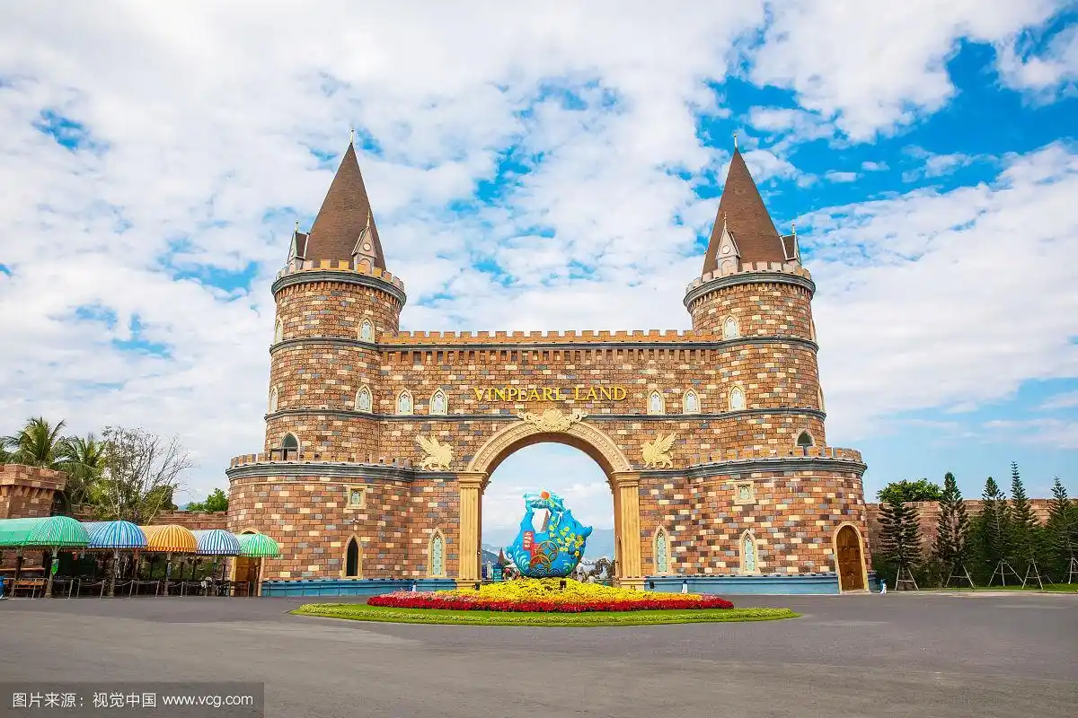 越南芽庄珍珠岛游乐场大门
