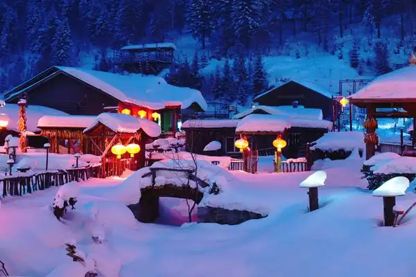 中国童话雪乡实拍雪景图,美到爆!