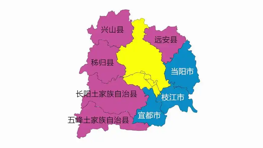 1分钟区划地图,世界水电之都,湖北宜昌_哔哩哔哩_bilibili