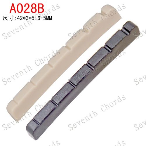 alice st电吉他琴枕上琴枕琴桥前弦枕琴枕42*3*5.6-5 底部带弧度