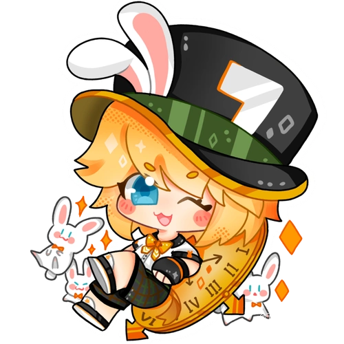 涂了茶会金金_凹凸世界金q版头像绘画作品