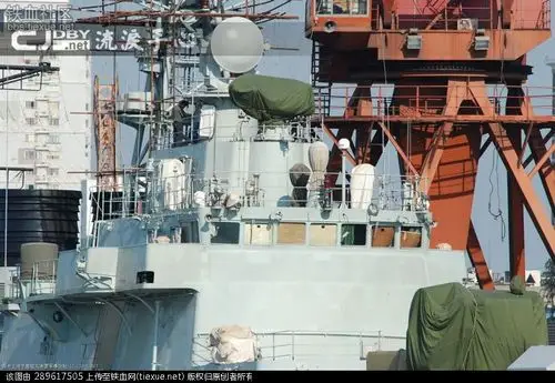 实拍:改装后的中国112舰细节