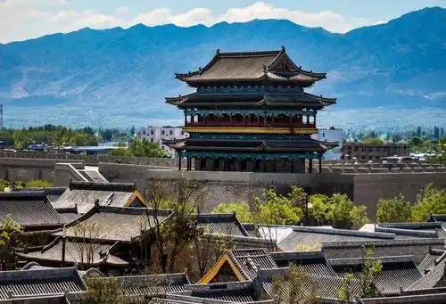 金品晋地宝藏古建奇观山西双飞6天太原大同古城墙云冈石窟悬空寺应县