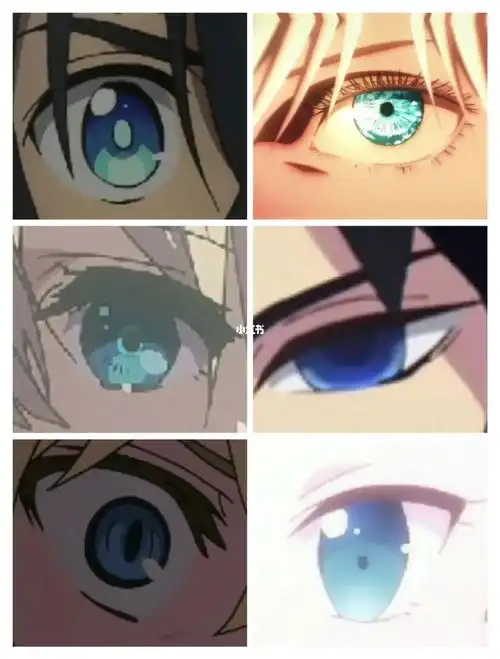 快来猜这些蓝眼睛的漫画角色分别是谁吧