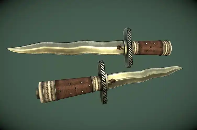 unique uniques 里的血玫瑰匕首也很好看,虽然没刀鞘.