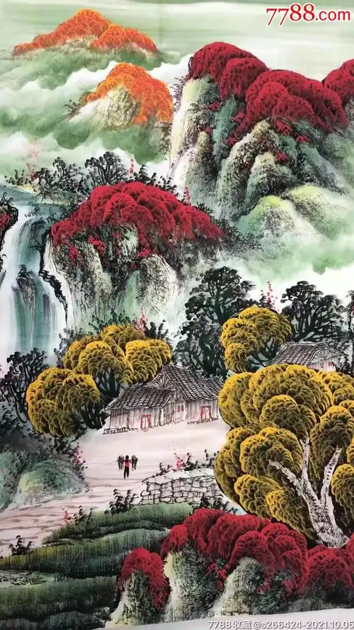 任茹意(巨幅山水)-价格:3500元-se82986896-山水国画原作-零售-7788