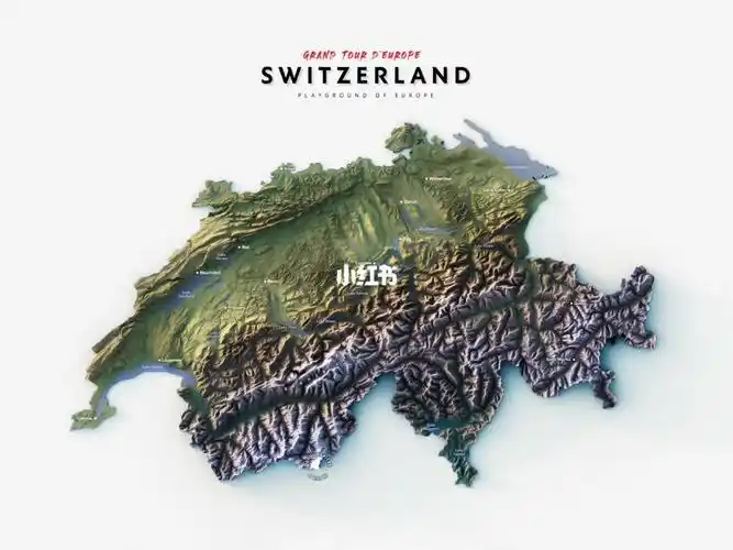 瑞士地形图