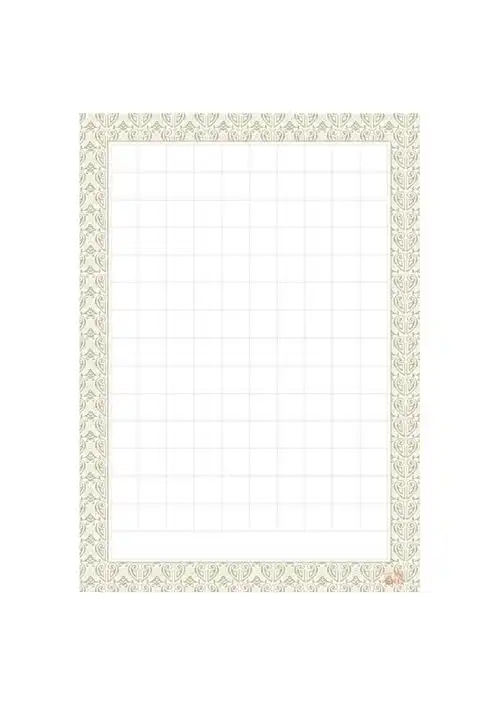 精美硬笔书法格式纸